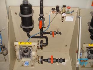 show details - dosage station with air operated diaphragm pump  