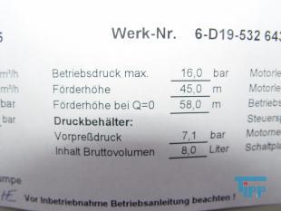 KSB-Druckerhöhungsanlage, automatische Pumpstation mit ...