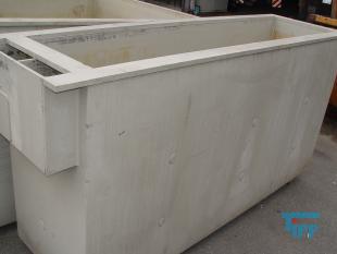 details anzeigen - PP-Rechteckbeh�lter / Galvanikwanne / Galvanowanne 