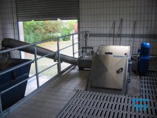 details anzeigen - Stufenrechen mit Schneckenwaschpresse, Feinrechenanlage, Siebrechen, Filterstufenrechen
