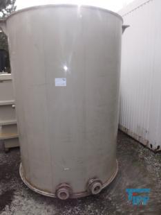 show details - used plastic tank with conical bottom PP 