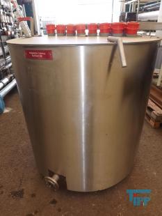 show details - used insulated tank with electrical heating, stainless steel 