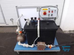 show details - used pumpstationtank  PE with heating and pump 