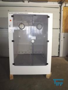show details - chemical storage cabinet for dangerous chemicals including collecting pan 