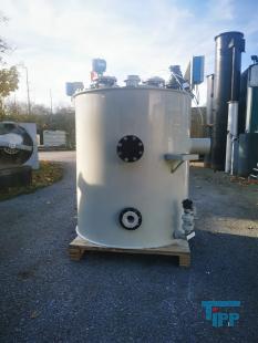 show details - used Plastic round tank with flat bottom and pH measurement / treatment tank / storage tank 