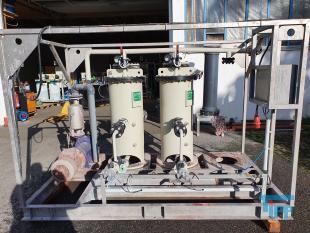 show details - used filtrate station / filtrate separator mounted on base frame 