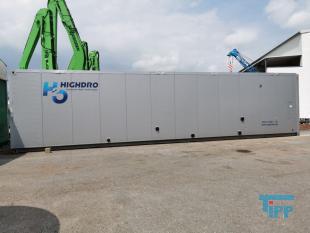 show details - used highpressure-reverse osmosis plant in 40 feet HighCube container, biogas digestate, seawater desalination, wastewaterpurification 