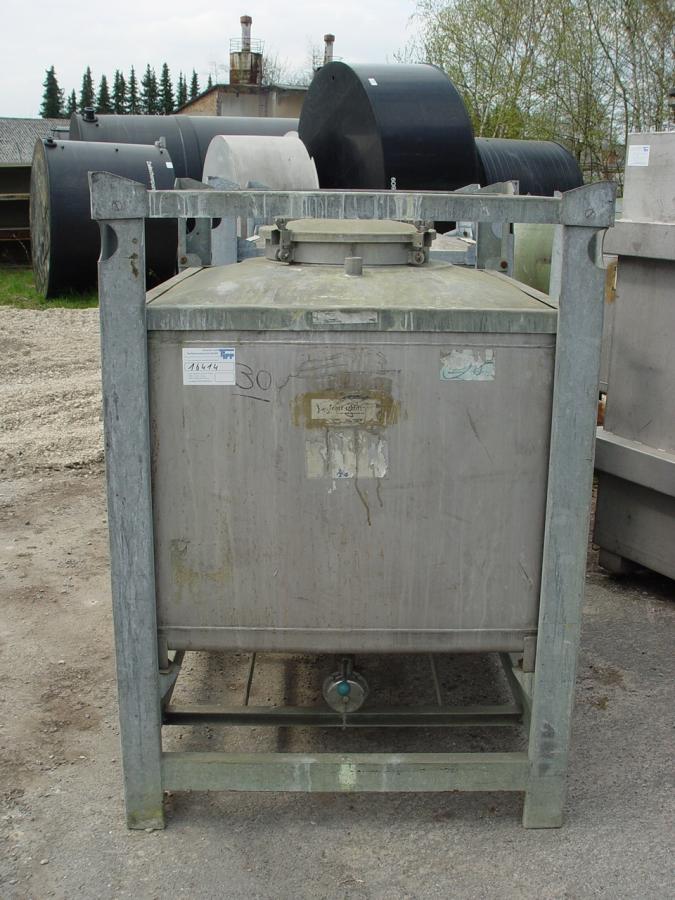 Behälter / Lagerbehälter / IBC-Edelstahlcontainer | gebraucht - 16414