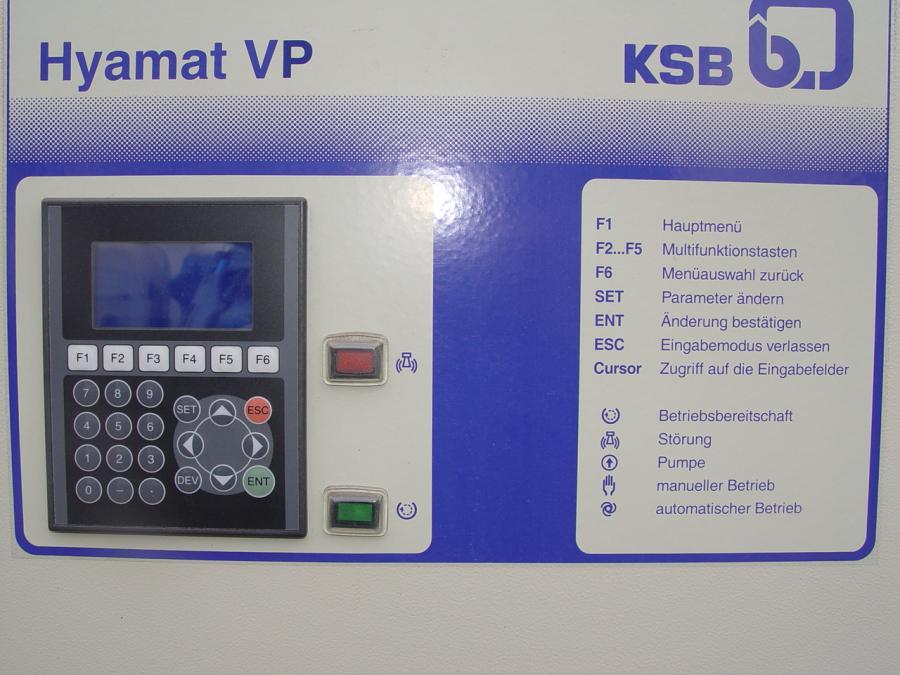 KSB-Druckerhöhungsanlage, automatische Pumpstation mit ...