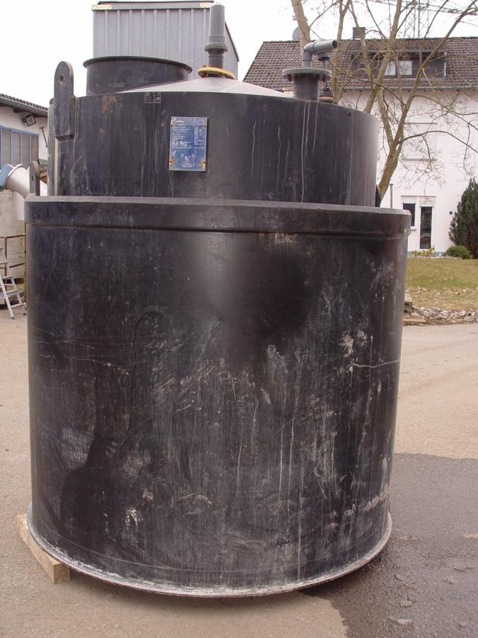 gebrauchte / gebrauchtes / gebrauchter PE-Behälter; Lagerbehälter mit