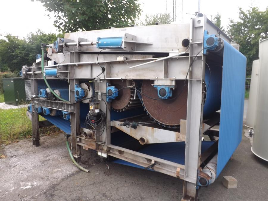 Siebbandpresse mit Flockungsbehälter | gebraucht - 27415 ...