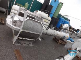 details anzeigen - gebrauchter Abwasser-Siebrechen aus Edelstahl 
