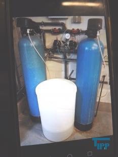 details anzeigen - gebrauchte Wasserenthärtungsanlage mit Ionentauschern und Salzregeneration 