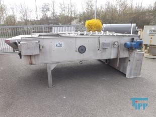details anzeigen - gebrauchter Bandeindicker / Bandfilter aus Edelstahl / Seihtischanlage 