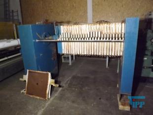 details anzeigen - gebrauchte manuelle Kammerfilterpresse mit Handhydraulik 