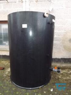 details anzeigen - gebrauchter Kunststoff / Plastik Behälter mit Flachboden / Rundbehälter / Behandlungsbehälter / Speicherbehälter / Tank