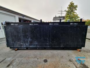 details anzeigen - gebrauchter Behälter aus Kunststoff bestehend aus 4 Wannen und Rührwerk / Behälter / Rechteckbehälter