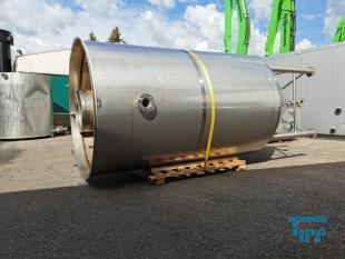 details anzeigen - gebrauchter Sedimenter mit beruhigtem Einlauf / gebrauchtes Edelstahl-Silo